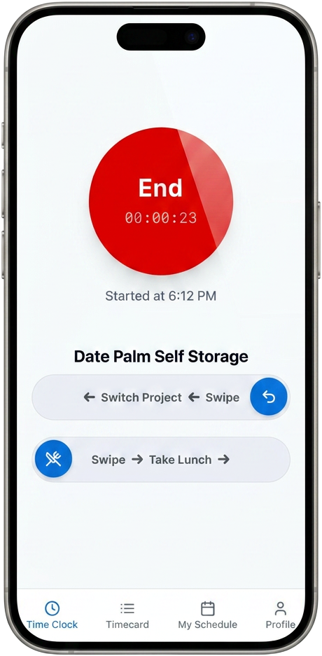 Time Budge mobile screenshot